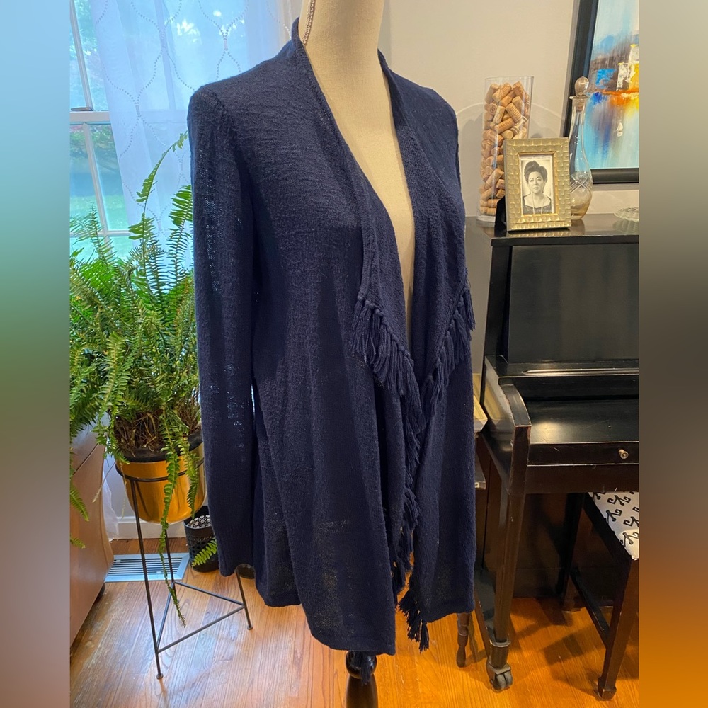 Lilly Pulitzer navy Cardigan, size small